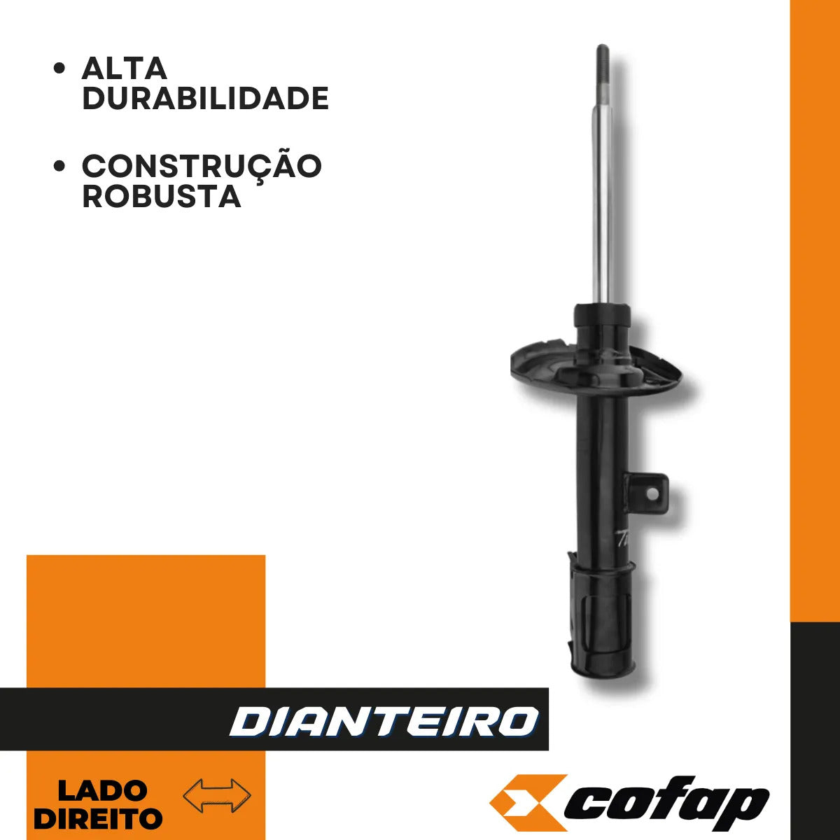 Amortecedor Dianteiro Direito 408 Sedan 2011 A 2019 - Cofap
