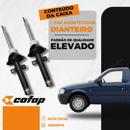Par Amortecedor Dianteiro Courier 2001 2002 Original Cofap