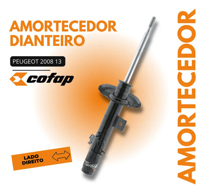 Amortecedor Turbogas Dt. Direito Peugeot 2008 2003/... Cofap