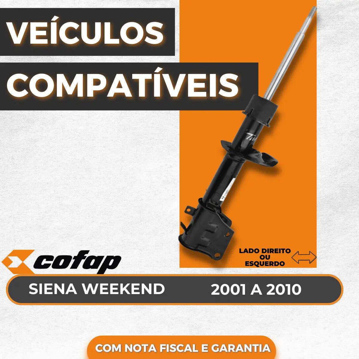 Amortecedor Dianteiro Palio Fire 2004 Original Cofap