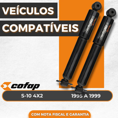 Par Amortecedor Dianteiro Original Cofap S-10 4x2 95 A 1999
