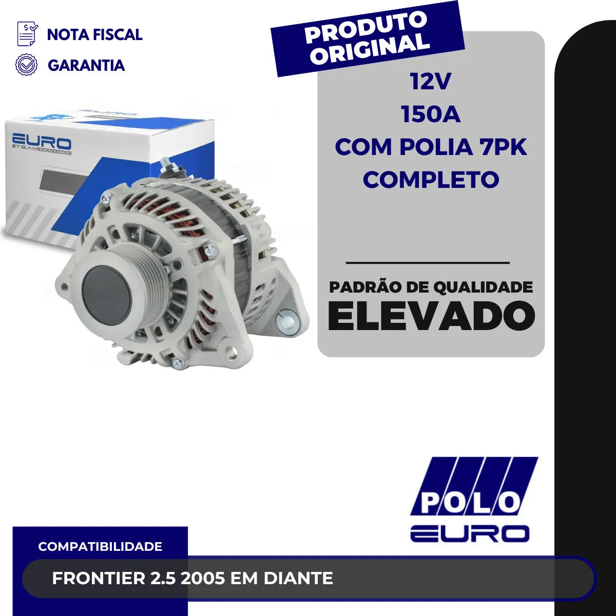 Alternador Para Nissan Frontier Euro 12v 150a