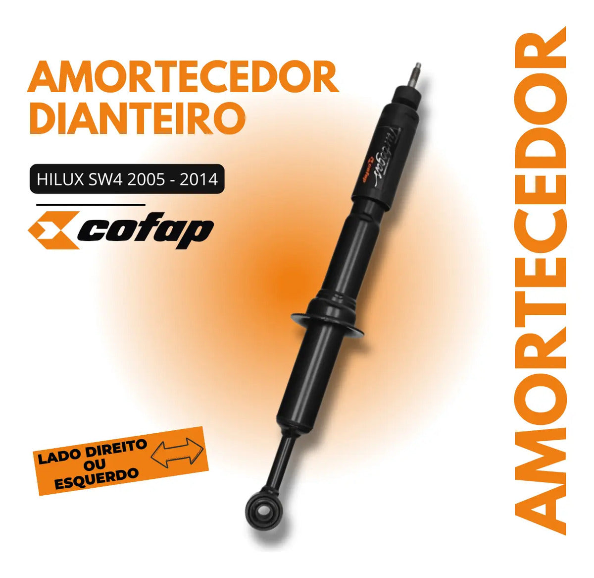 Amortecedor Dianteiro Hilux Sw4 2011 2012 Cofap Turbogas