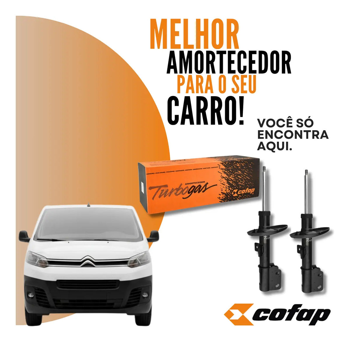 Par Amortecedor Dianteiro Scudo E-scudo 2022 Em Diante Cofap