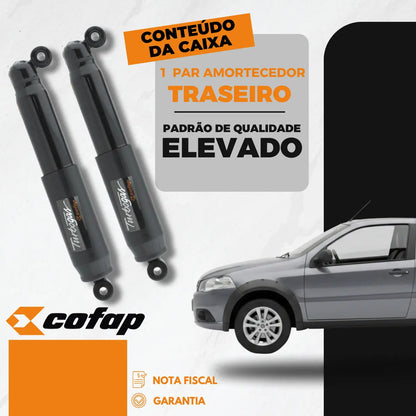 Par Amortecedor Traseiro Fiat Strada Gl12380  Original Cofap