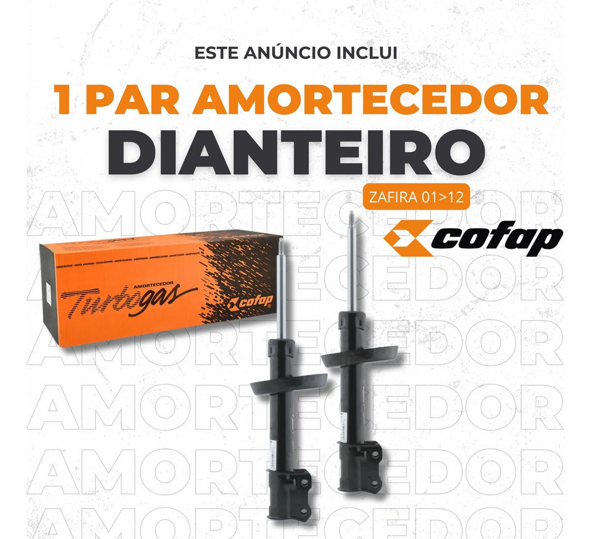 Amortecedor Dianteiro Zafira 01-12 Cofap Gp32387 Gp32388