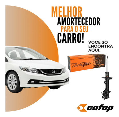 Amortecedor Dianteiro Esquerdo Honda Civic 2.0 12/16 Cofap