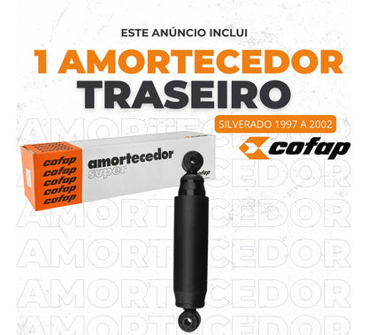 Amortecedor Traseiro Silverado 1997 2000 Original Cofap
