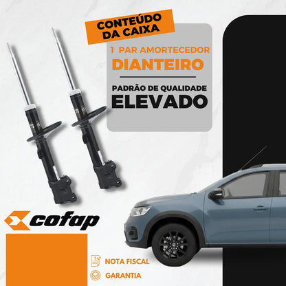 Par Amortecedor Dianteiro Oroch Automático 2015 A 2024 Cofap