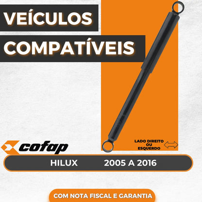 Amortecedor Traseiro Cofap Turbogás Toyota Hilux Picape