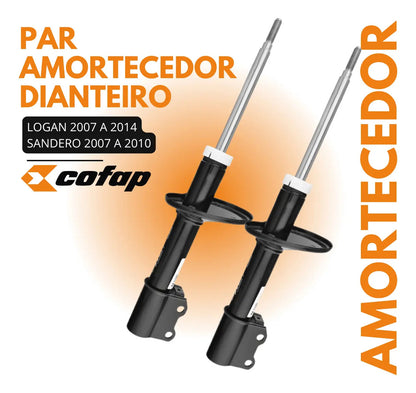 Par Amortecedor Dianteiro Original Cofap Logan 2009 2010
