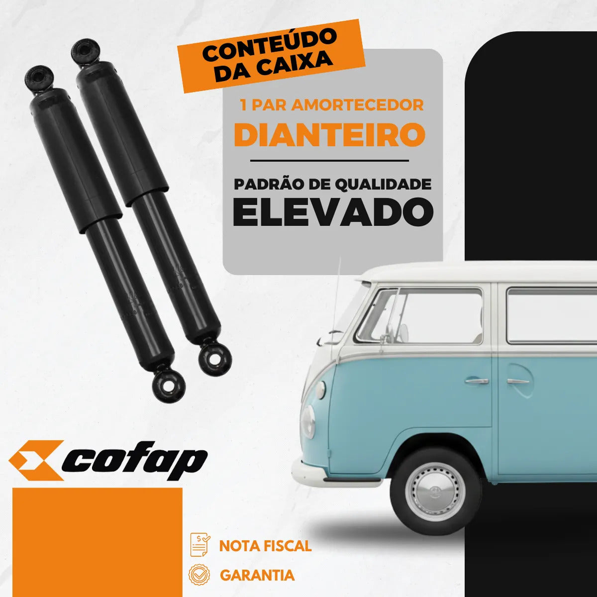 Par Amortecedor Dianteiro Kombi 1978 A 93 94 95 1996 Cofap