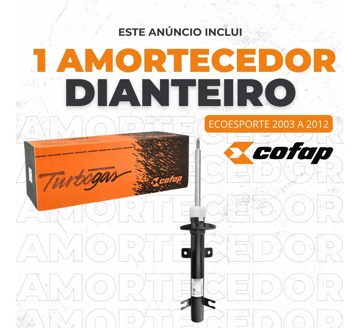 Amortecedor Dianteiro Original Cofap Ecosport 2003 2004
