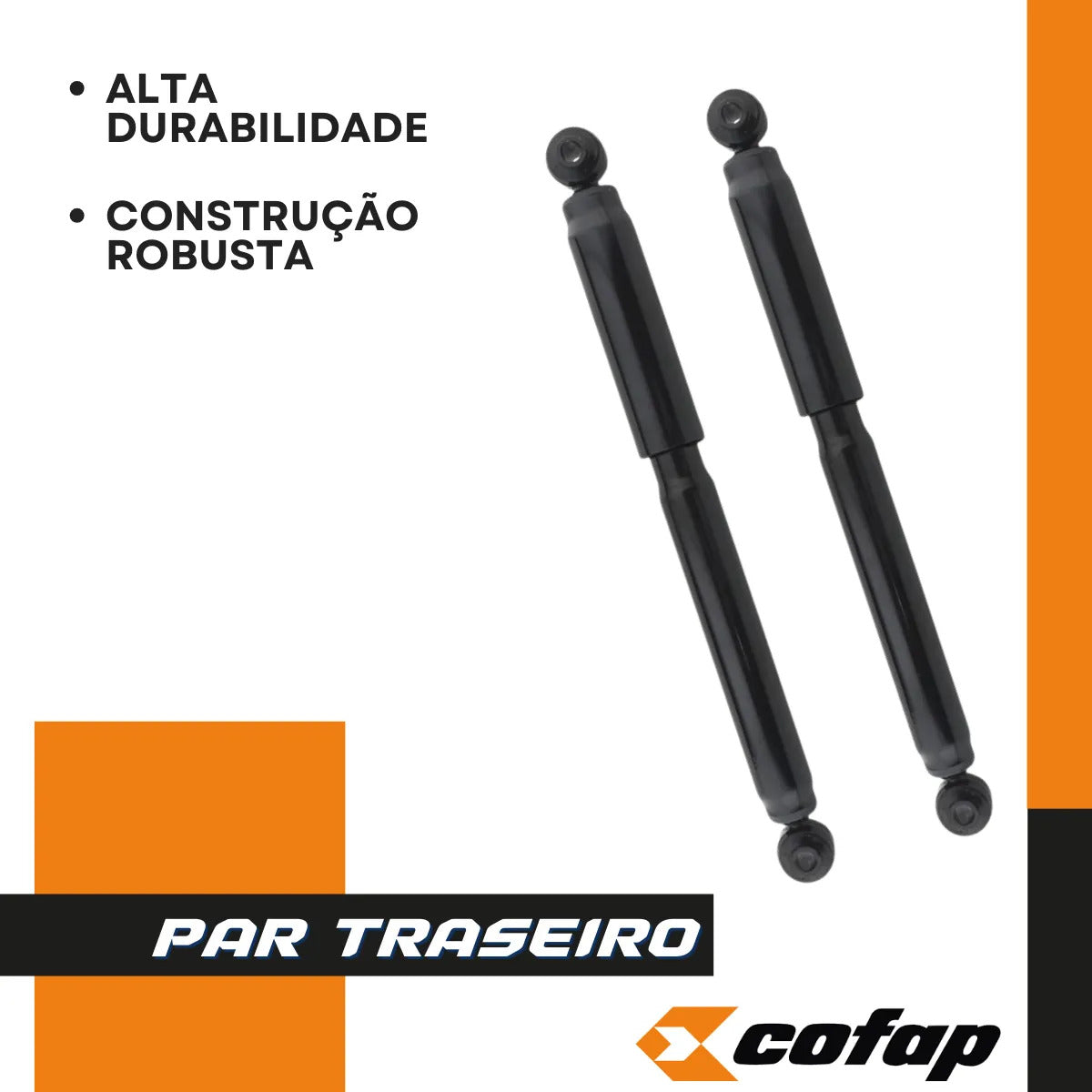 Par Amortecedor Traseiro Mb Atego 1419 1719 Cofap L.13754