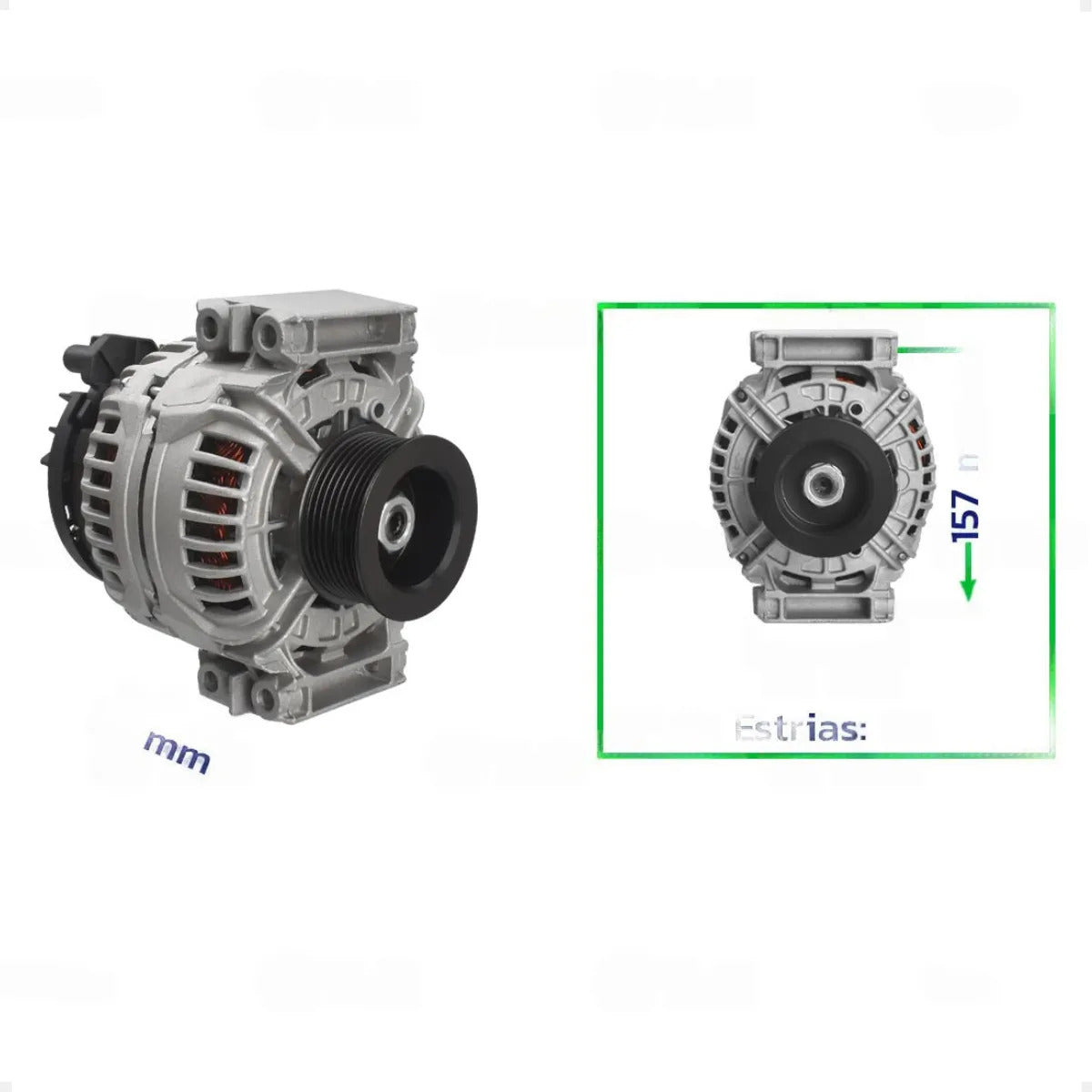 Alternador Scania S4 S5 G P R T 2004 Em Diante 24v80a
