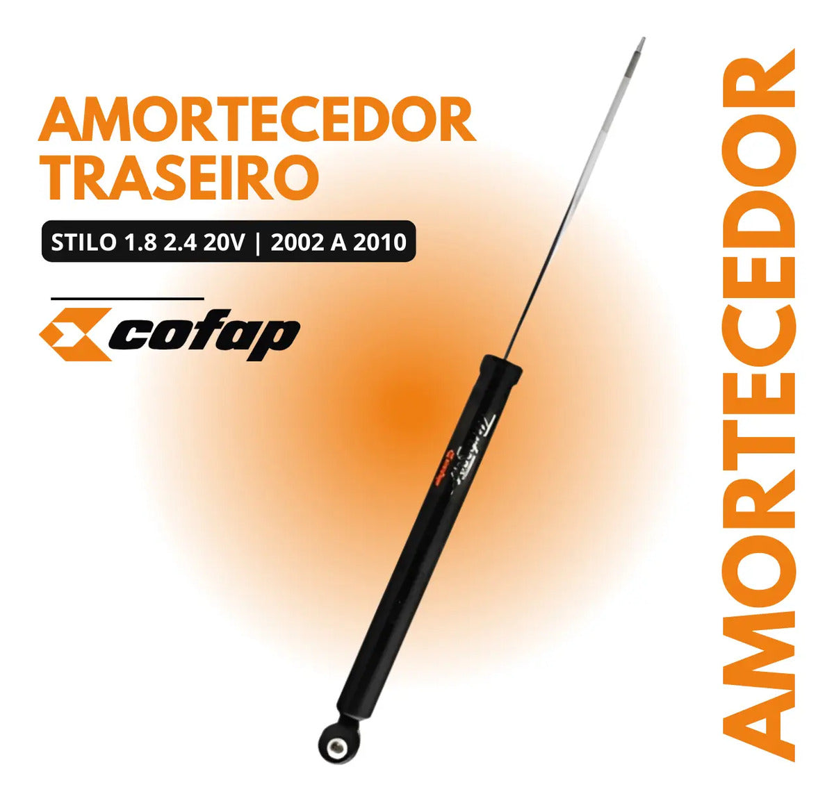 Amortecedor Traseiro Fiat Stilo 1.8 2002 A 2009 2010 Cofap