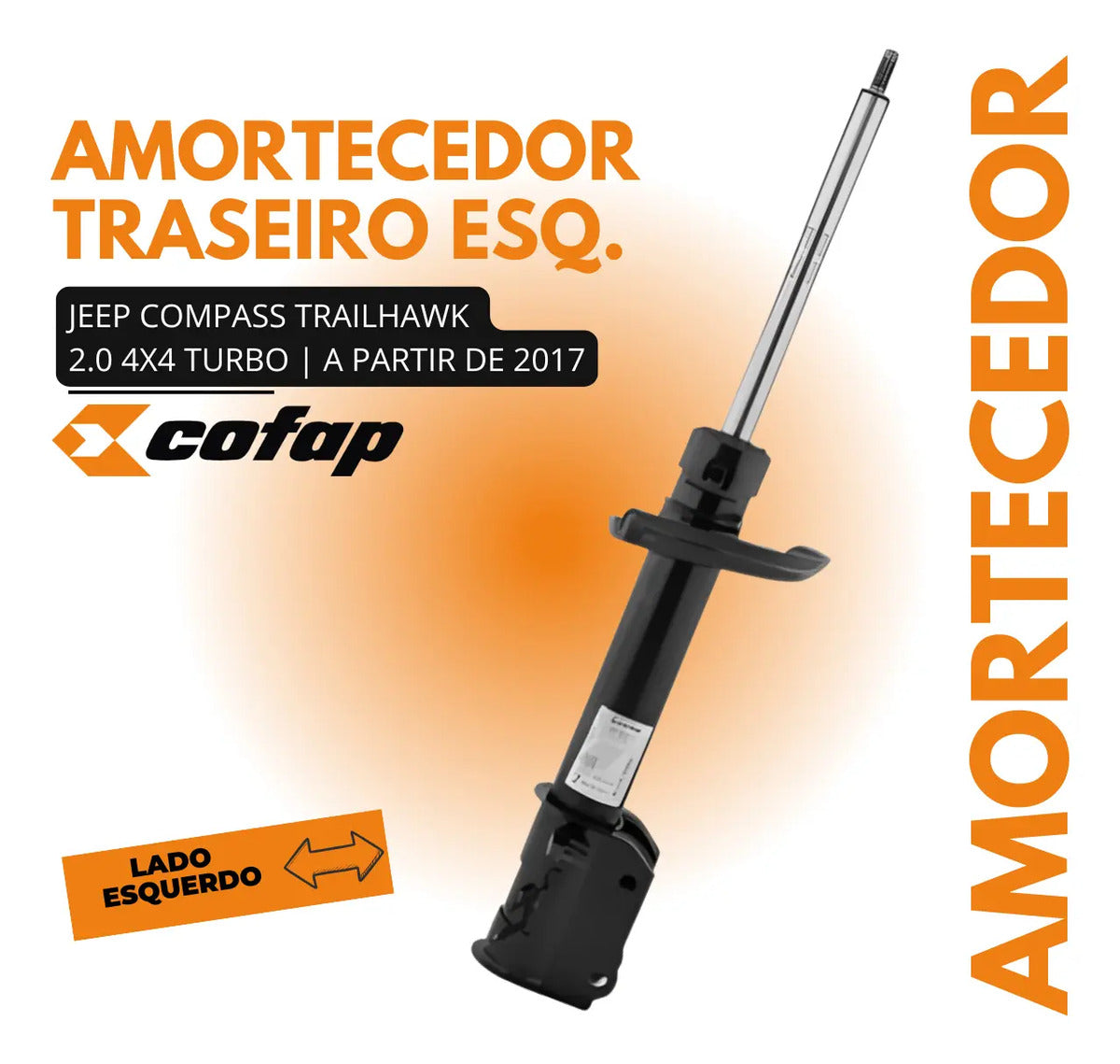 Amortecedor Traseiro Esquerdo Compass Jtd Trailhawck Cofap