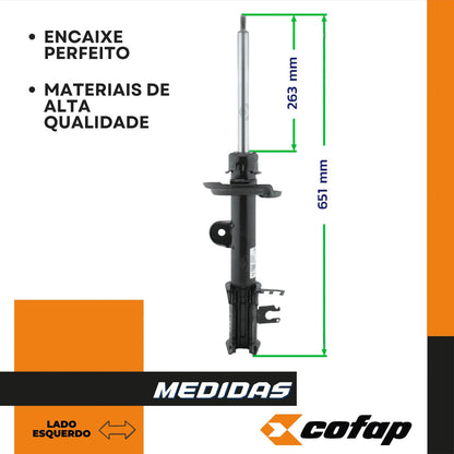 Amortecedor Traseiro Esquerd Renegade 4x2 2015 Cofap Gp33226