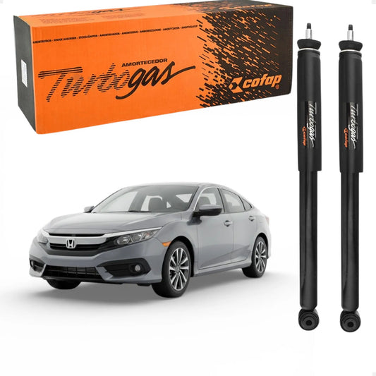 Par Amortecedor Traseiro New Civic 11/16 Cofap Gb48248