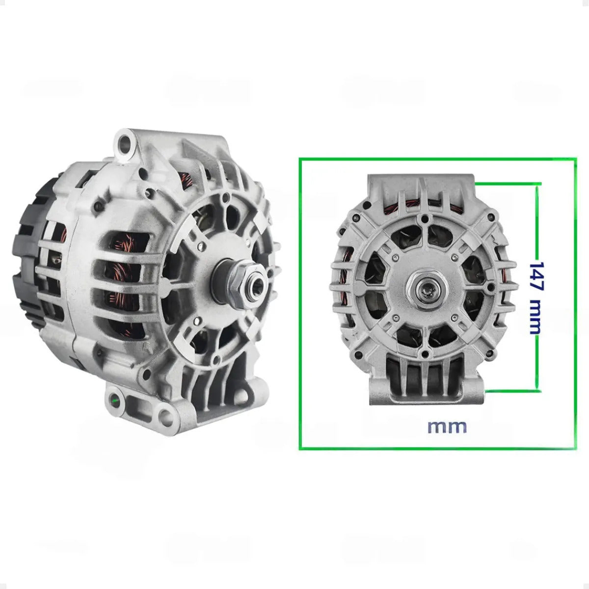 Alternador Valeo Va439431 Livina 12v 90a Sem Polia Completo