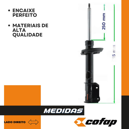 Amortecedor Traseiro Direito Compass 4x2 2017 Diante - Cofap