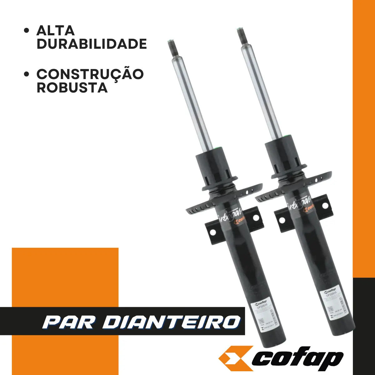 Par Amortecedor Dianteiro Crossfox Spacecross Original Cofap