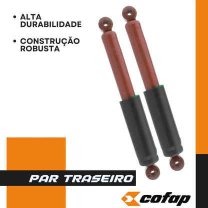 Par Amortecedor Traseiro Cofap Sb27449 Vw Kombi 1957 A 1977