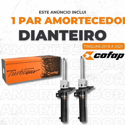 Par Amortecedor Dianteiro Cofap Tiguan 2018 A 2021