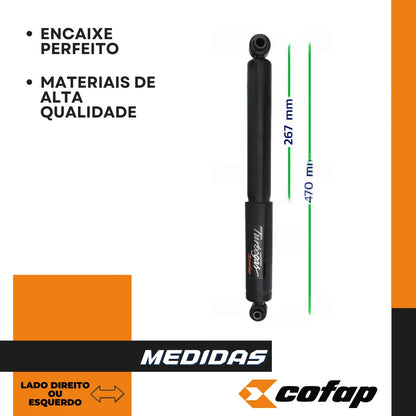 Amortecedor Traseiro Citroen C3 2003 A 2012 Original Cofap