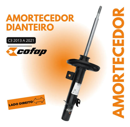 Amortecedor Dianteiro Direito C3 2013 A 2021 Manual Cofap