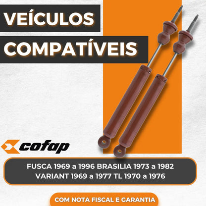 Par Amortecedor Dianteiro Brasilia 1973 A 1982 - Cofap