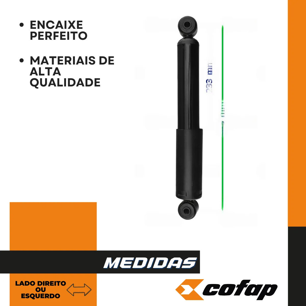 Amortecedor Dianteiro S10 4x4 1995 A 2006 Original Cofap