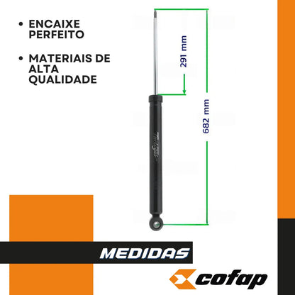 Par Amortecedores Traseiro Cobalt 2012 A 2021 Original Cofap