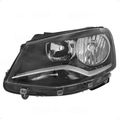 Farol Máscara Negra Foco Duplo Saveiro G6 2013 A 2016 Arteb