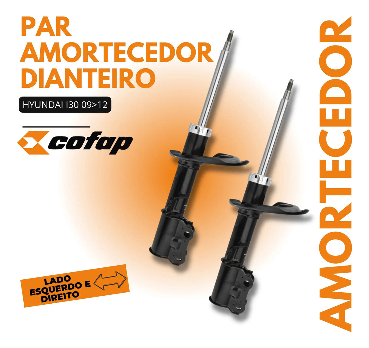 Amortecedor Diant I30 09 12 Cofap Gp33204 Gp33205