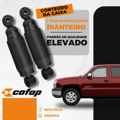 Par Amortecedor Dianteir Silverado 97/02 D20 4x2 93/97 Cofap