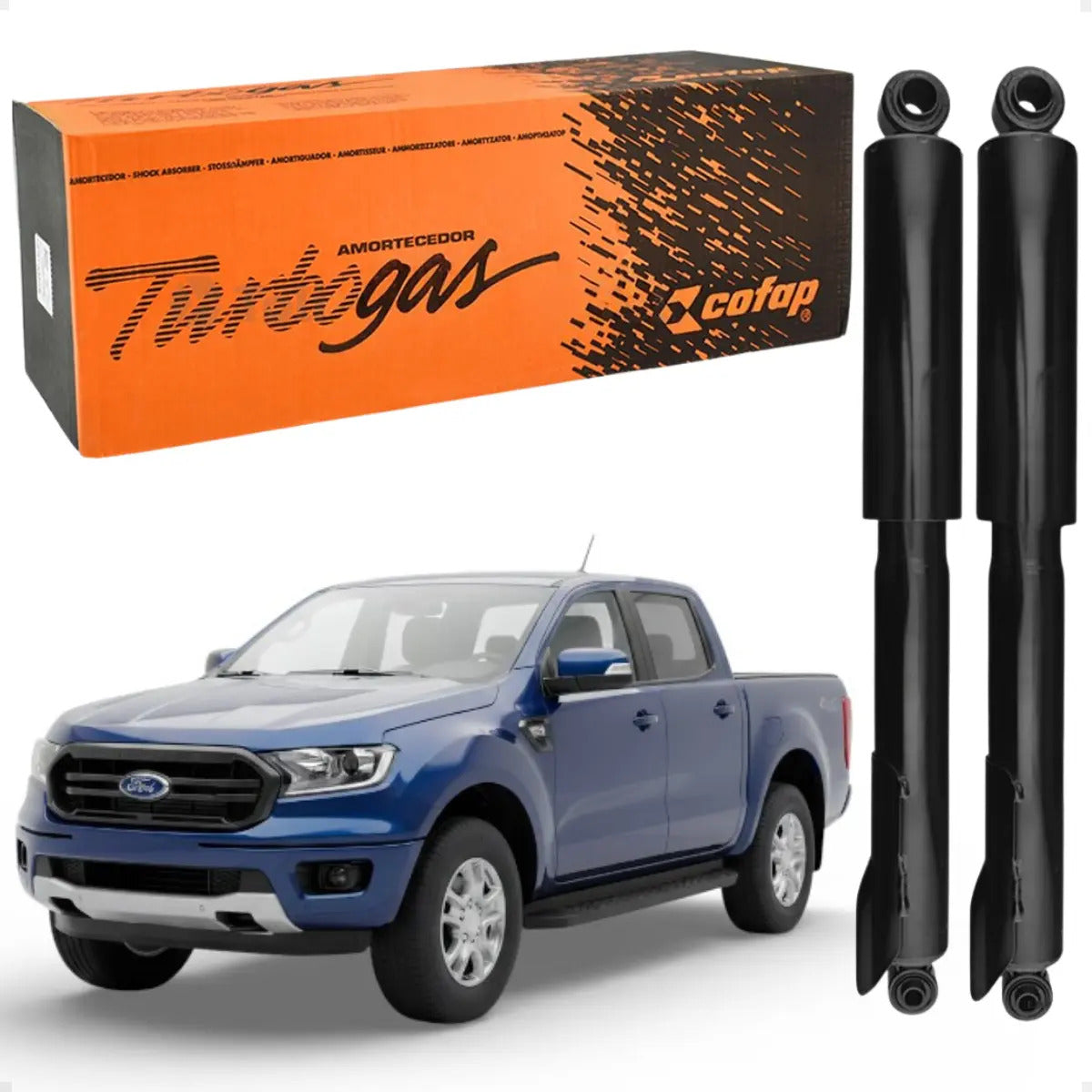 Par Amortecedor Traseiro Ranger Black 2.2 Diesel 4x2 Cofap