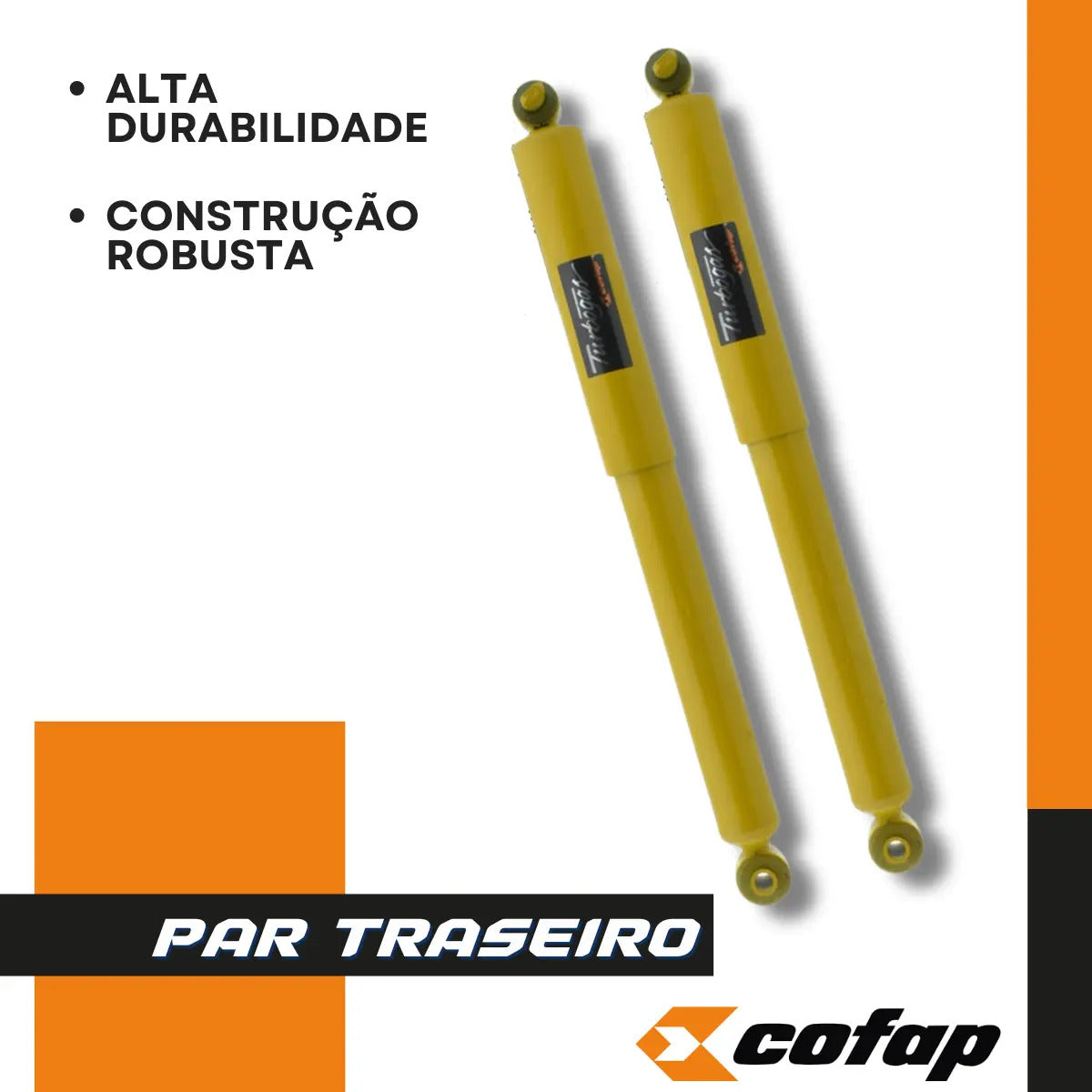Par Amortecedor Traseiro Cofap Gm S10 2.8 12v 2010