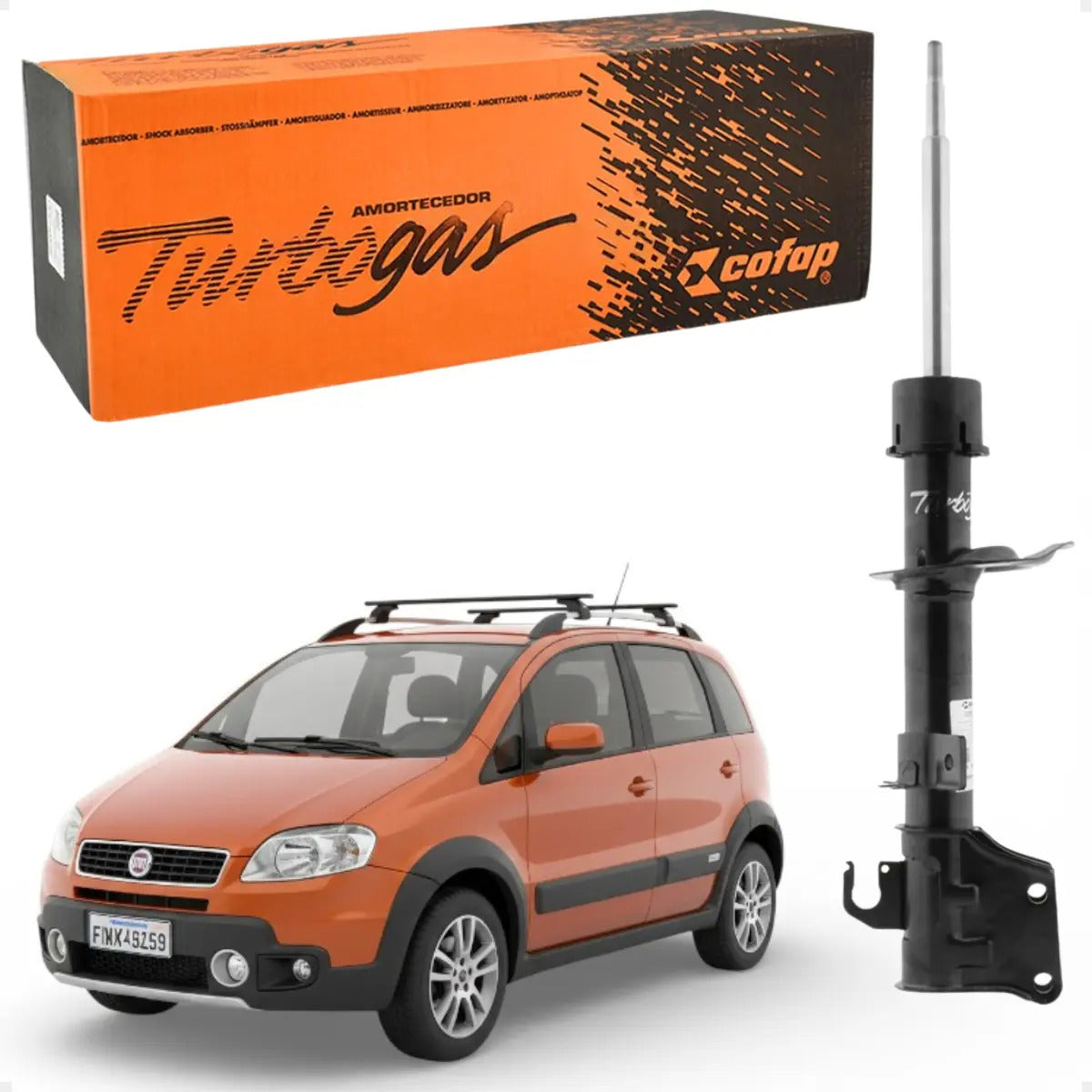 Amortecedor Dianteiro Fiat Idea Adventure Original Cofap