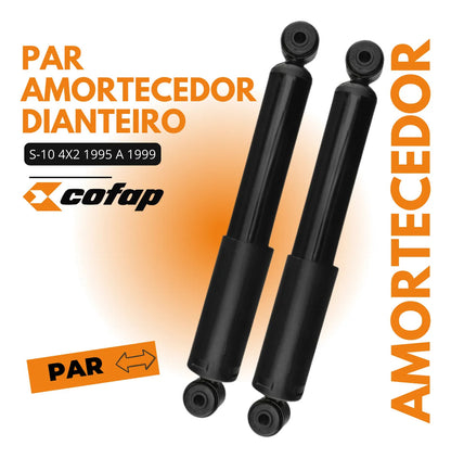 Par Amortecedor Dianteiro S10 4x4 1995 A 2006 Original Cofap