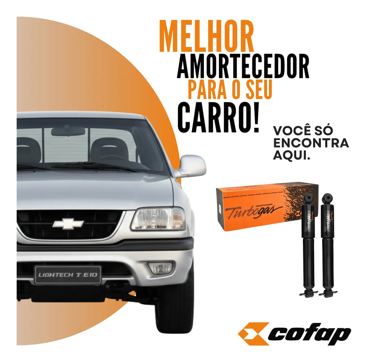 Par Amortecedor Dianteiro Original Cofap S-10 4x2 95 A 1999