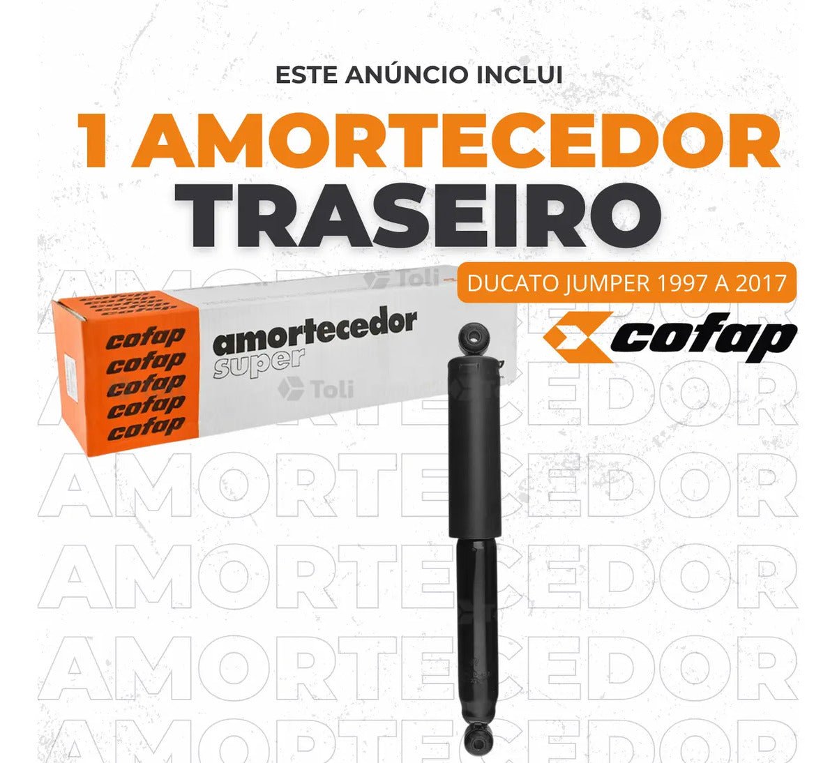 Amortecedor Traseiro Ducato Até 2016 Original Cofap