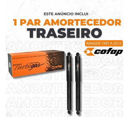 Par Amortecedor Traseiro Ranger 98/12 4x2 4x4 Cofap Original