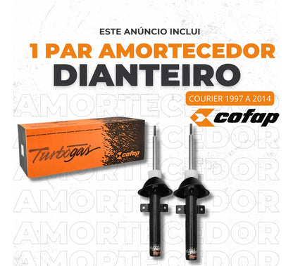 Par Amortecedor Dianteiro Courier 2001 2002 Original Cofap