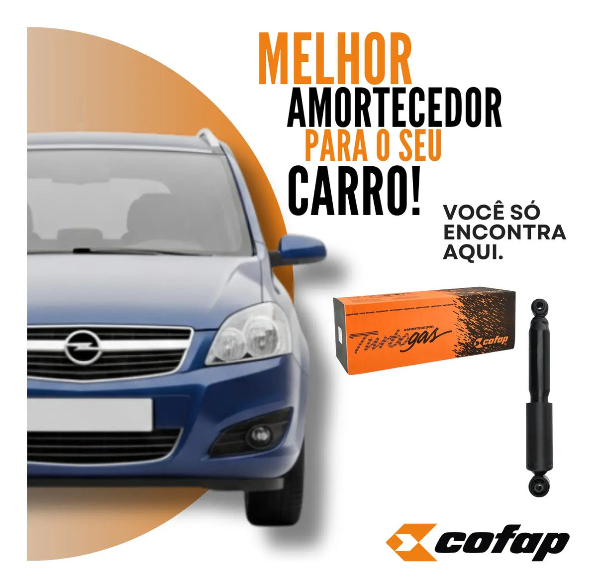 Amortecedor Traseiro Cofap Turbogas Gm Zafira 2.0 2009 Novo