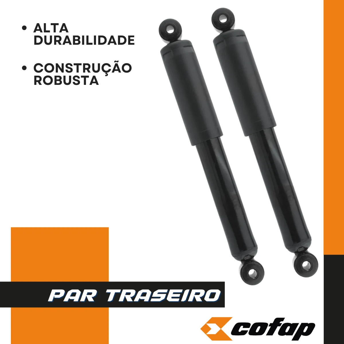 Par Amortecedor Traseiro Kombi 1957 A 1977 Original Cofap