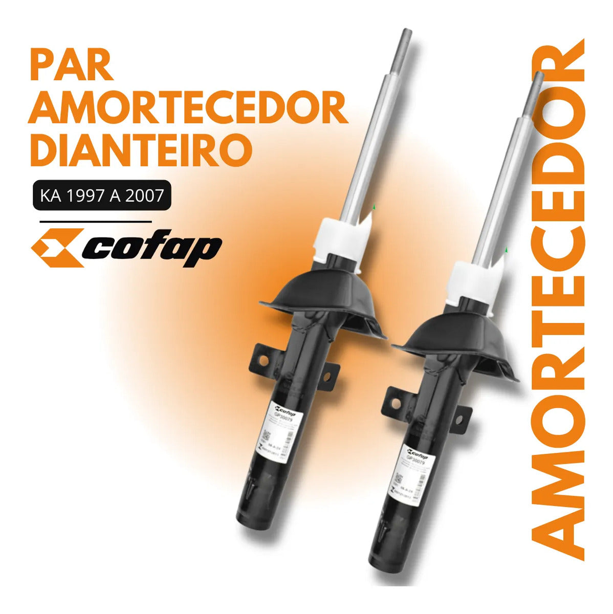 Par Amortecedor Dianteiro Ford Ka 1997 A 2007 Cofap