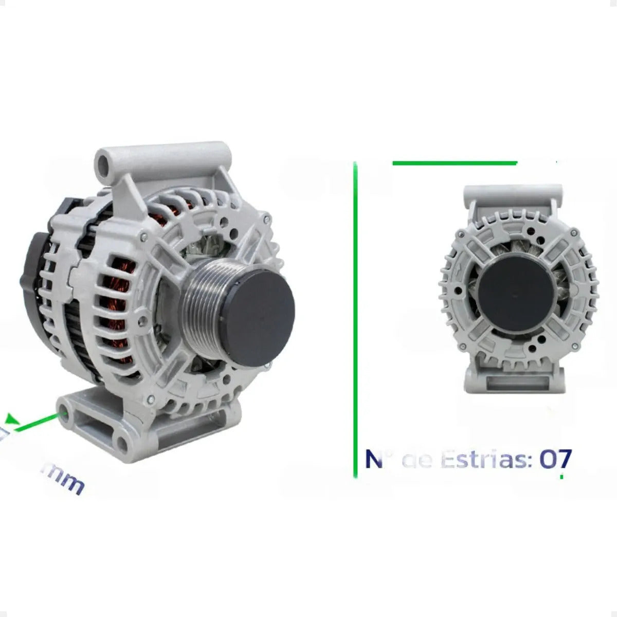 Alternador Transit 2.4 3.2 Defender 2.4 2006 Em Diante