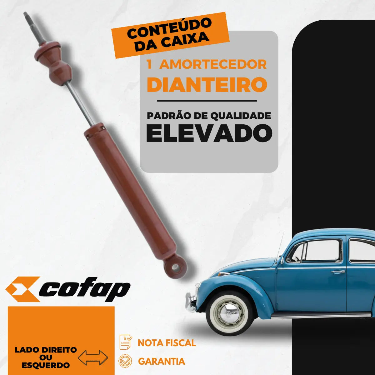 Amortecedor Dianteiro Tl 1970 A 1976 - Cofap