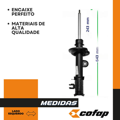 Amortecedor Dianteiro Esquerdo Toro 2.0 Flex/diesel Cofap
